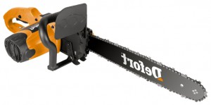 Buy electric chain saw DeFort DEC-1645N online, Photo and Characteristics
