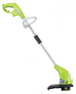 Buy trimmer Greenworks 21117 280W online, Photo and Characteristics