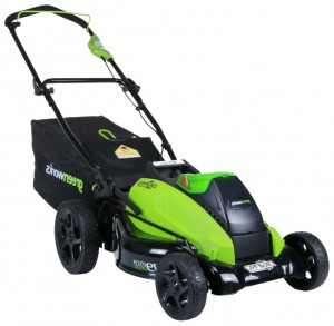 Satın almak çim biçme makinesi Greenworks 2500502 G-MAX 40V 19-Inch DigiPro çevrimiçi, fotoğraf ve özellikleri