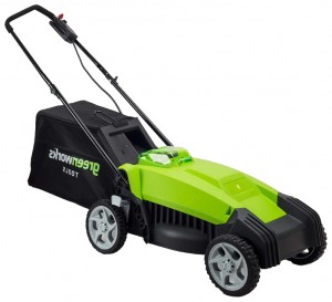 Buy lawn mower Greenworks 2500067a G-MAX 40V 35 cm online, Photo and Characteristics