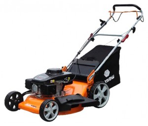 Buy self-propelled lawn mower WORLD WYZ22H-WD70-B online, Photo and Characteristics
