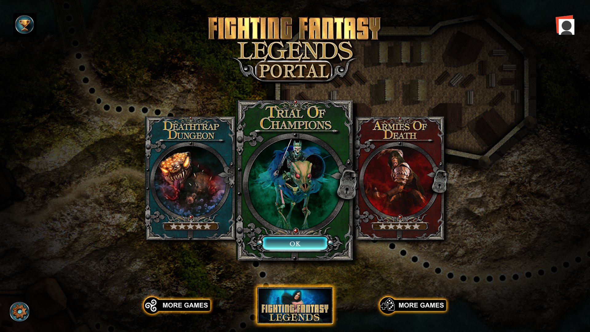 Fighting Fantasy Legends Portal Steam CD Key [USD 2.14]
