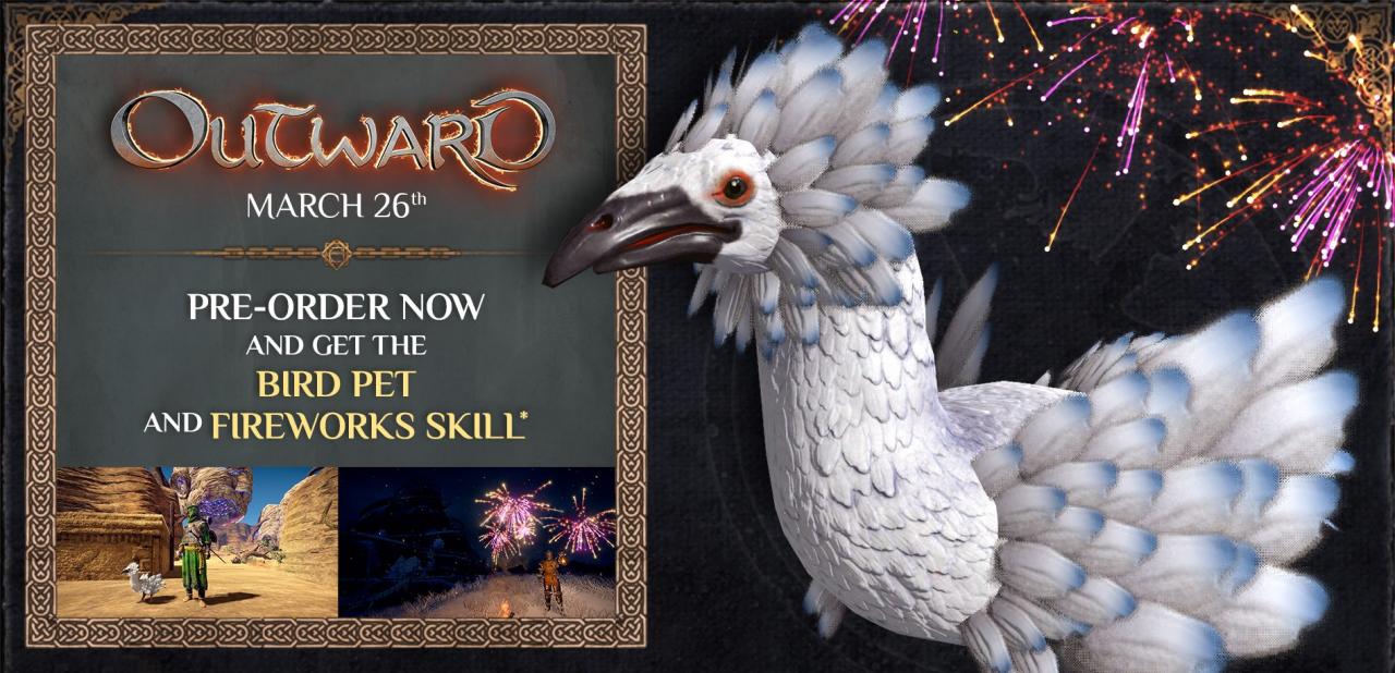 Outward - Pearl Bird Pet and Fireworks Skill DLC Steam CD Key [USD 1.67]
