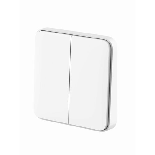 Умный выключатель двухклавишный Xiaomi Mijia Smart Switch BLE Single Fire White (DHKG02CM) фото