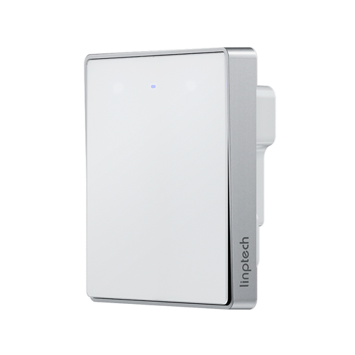 Умный выключатель одноклавишный Xiaomi Linptech Glass Panel Smart Switch E1 Single Fire White (QE1GSB-W1 MI) фото