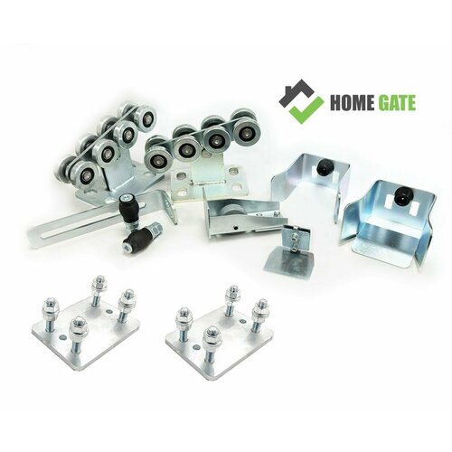 Комплектующие КАВ (Home Gate) KIT3RUS для откатных ворот весом до 400 кг с подставками (без балки) фото