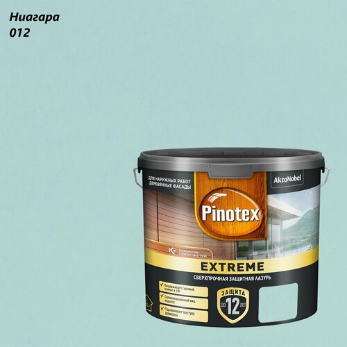 Защитно-декоративная лазурь для древесины Pinotex Extreme (2,5л) ниагара 012 фото