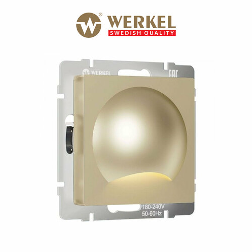 Встраиваемая LED подсветка Werkel Мун W1154411 шампань IP20 фото