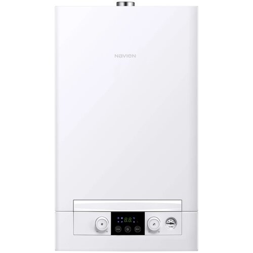 Конвекционный газовый котел Navien Heatluxe turbo NGB210 - 24K, 24 кВт, двухконтурный, белый фото