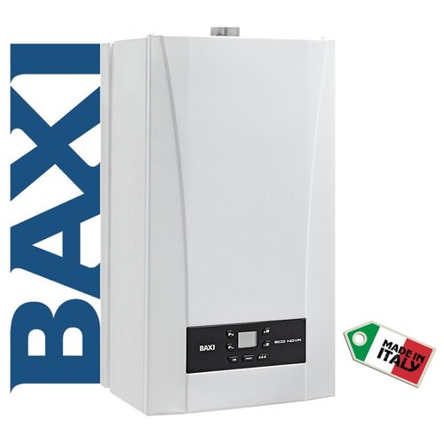 Настенный газовый котел BAXI ECO Nova 24 F, двухконтурный , закрытая камера сгорания, турбированный, традиционный фото