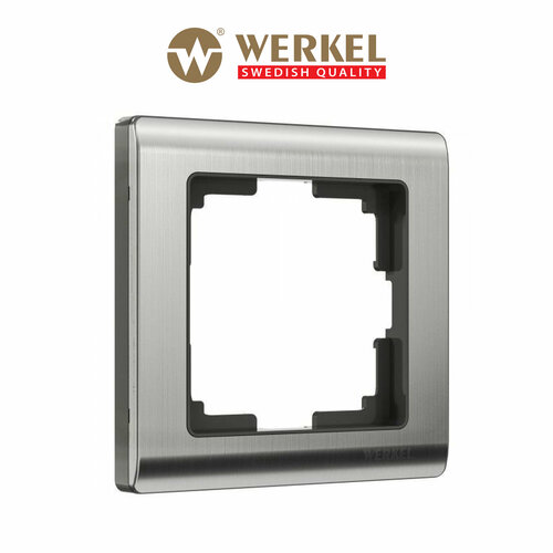 Рамка 1п  Werkel WL02-Frame Metallic фото