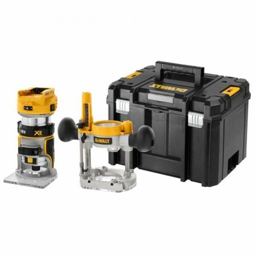 Аккумуляторный комбинированный фрезер DeWALT DCW604NT-XJ, без Акб и ЗУ, с кейсом TSTAK фото