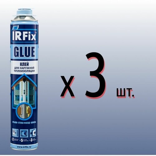 Клей пена всесезонная IRFix GLUE для теплоизоляции - 3шт. фото