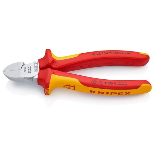 Бокорезы Knipex 70 26 160 160 мм красный/желтый 160 мм фото