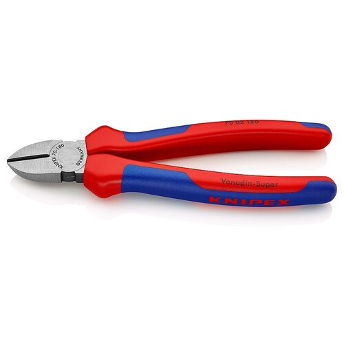 Бокорезы Knipex 70 02 180 SB в блистере 180 мм синий/красный 180 мм фото