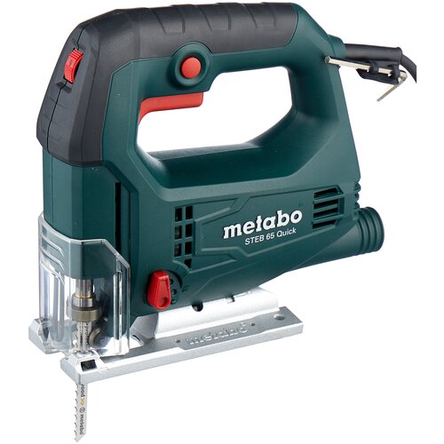 Электролобзик Metabo STEB 65 Quick кейс, 450 Вт черный/зеленый фото