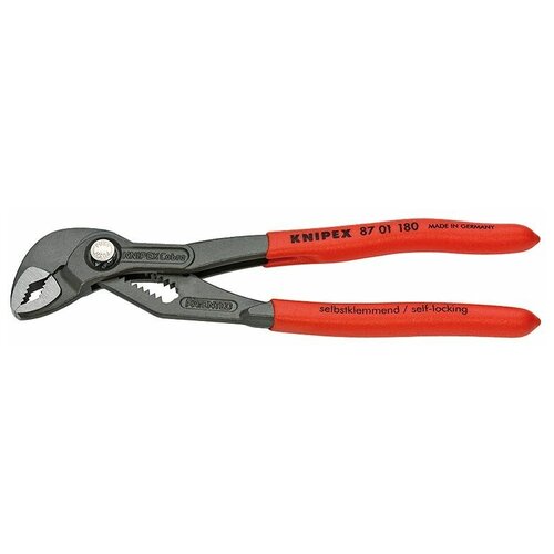 Сантехнические клещи Knipex 87 01 180 180 мм красный/черный 180 мм фото