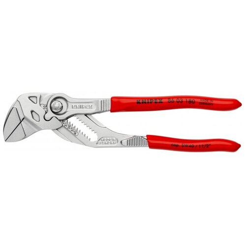 Клещи Knipex 86 03 180 SB в блистере 180 мм красный/серебристый 180 мм фото