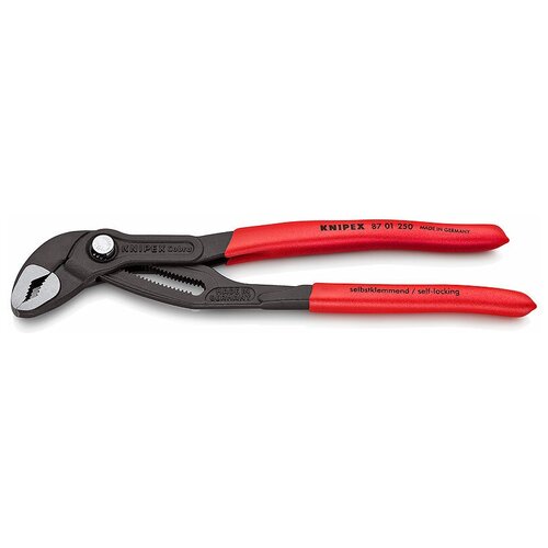 Сантехнические клещи Knipex 87 01 250 250 мм черный/красный 250 мм фото