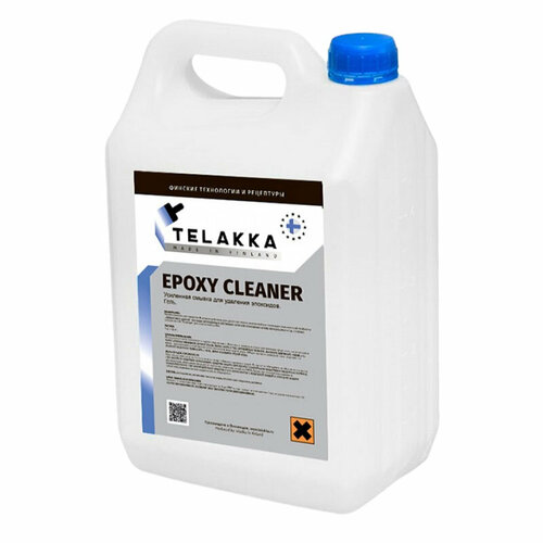 Смывка для эпоксидной затирки с плитки, из швов усиленная TELAKKA EPOXY CLEANER 13кг фото