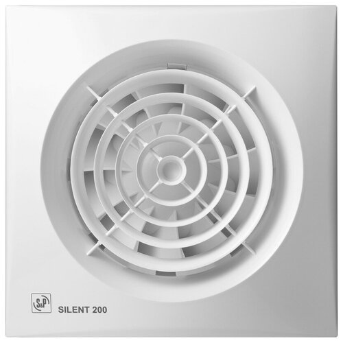 Вентилятор вытяжной Soler & Palau SILENT-200 CHZ 16 Вт 180 куб. м/ч 120 мм white фото