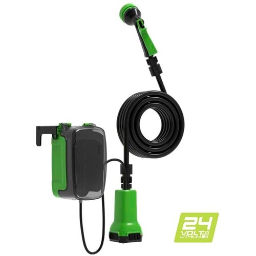 Насос аккумуляторный для полива из бочки Greenworks G24SWP, поток воды до 1800 л/ч, без АКБ и ЗУ фото