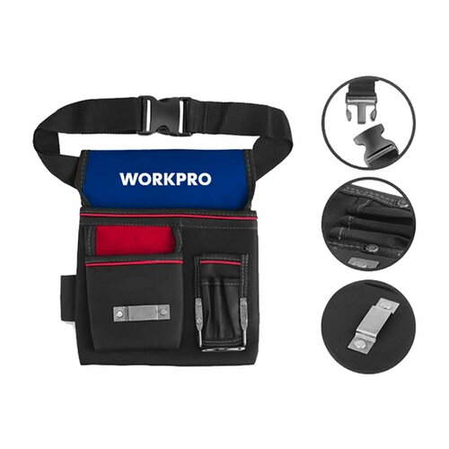 Поясная сумка для инструмента WORKPRO WP281017 фото