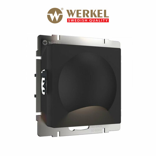 Встраиваемая LED подсветка Werkel Мун W1154408 черный матовый IP20 фото