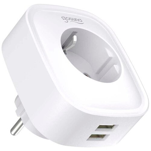 Умная розетка Gosund Smart plug работает с Алисой 2 USB outlet, total 2.1A фото