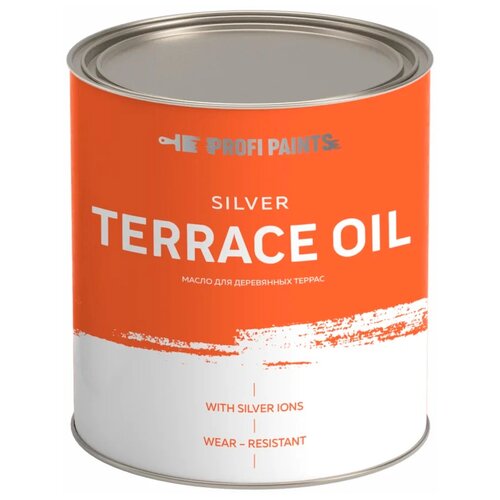 Масло PROFIPAINTS Масло для деревянных террас Silver Terrace Oil, оливка, 0.9 л фото