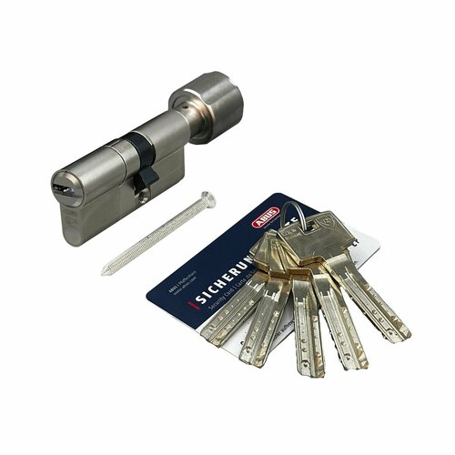 Механизм цилиндровый ABUS BRAVUS 3500 MAGNET 80(30x50В) ключ/вертушка MX PRO NI (5 key) фото