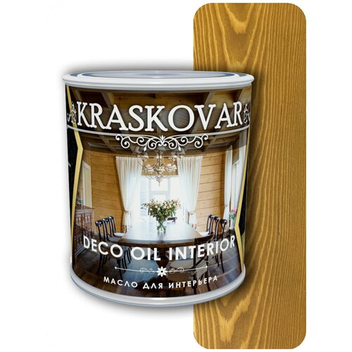 Kraskovar Deco Oil Interior масло для интерьерных работ дуб 0,75 фото