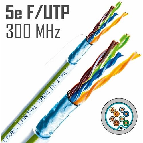 Кабель витая пара CAVEL LAN 541 VE 5e F/UTP 4x2x0,51 24AWG PVC (Италия) 50м. фото