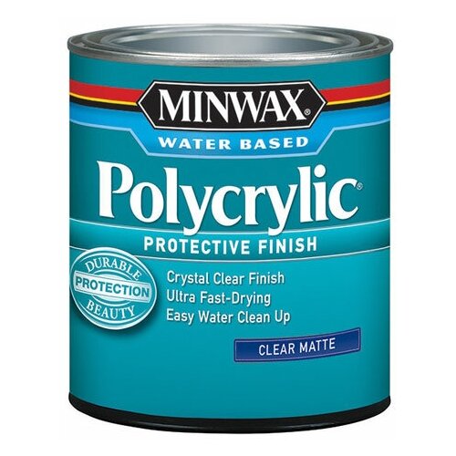 Minwax Polycrylic Protective Finish прозрачный, матовая, 0.946 л фото