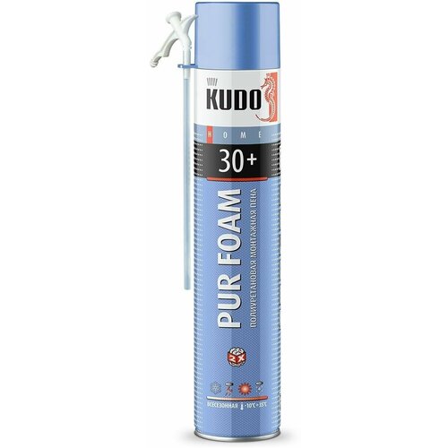 Пена монтажная KUDO HOME 30+ бытовая всесезонная 600г / KUPH10U30+ фото