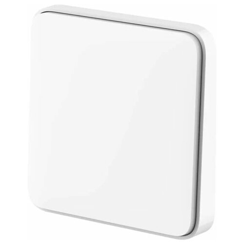 Умный настенный выключатель Xiaomi Mijia Smart Wall Switch Single Open одноклавишный, белый фото