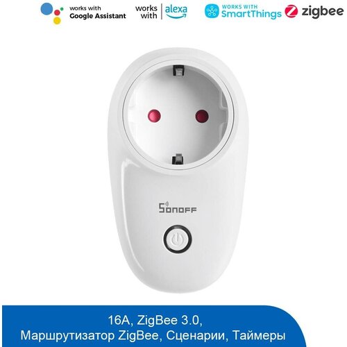 Розетка Sonoff S26R2ZB ZigBee фото