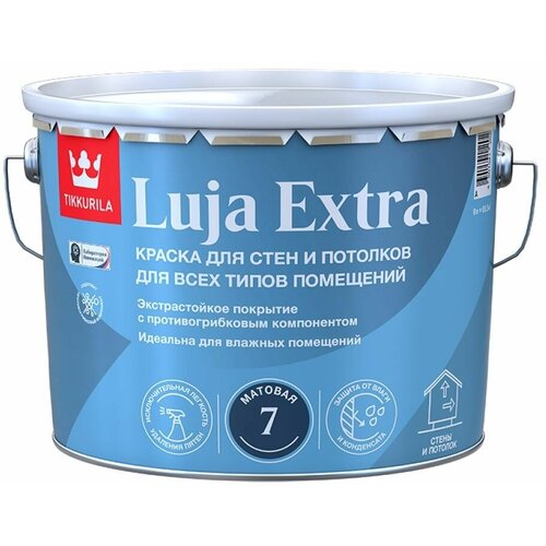 Краска акрилатная экстра-стойкая интерьерная Tikkurila Luja Extra фото