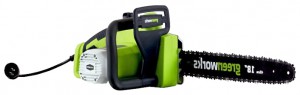 Kjøpe elektrisk motorsag Greenworks GCS2046 på nett, Bilde og kjennetegn
