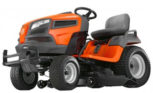 Koupit zahradní traktor (jezdec) Husqvarna YTH 223T on-line, fotografie a charakteristika