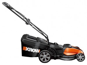 Buy lawn mower Worx WG784 online, Photo and Characteristics