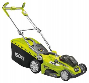 Buy lawn mower RYOBI RLM 18X40H240 online, Photo and Characteristics