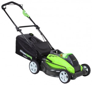 Satın almak çim biçme makinesi Greenworks 2500107 G-MAX 40V 45 cm 4-in-1 çevrimiçi, fotoğraf ve özellikleri