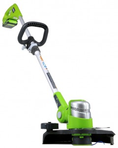 Buy trimmer Greenworks 2100302 G-24 24V 12-Inch online, Photo and Characteristics