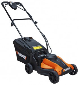 Buy lawn mower Worx WG773E online, Photo and Characteristics