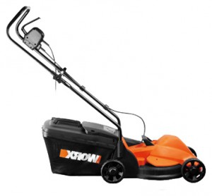 Buy lawn mower Worx WG705E online, Photo and Characteristics