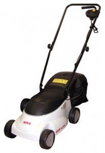 Buy lawn mower RYOBI ELM 1200 online, Photo and Characteristics