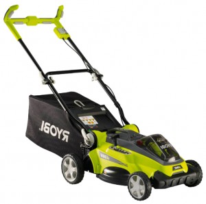 Buy lawn mower RYOBI RLM 36B40H online, Photo and Characteristics