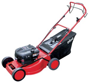Buy self-propelled lawn mower Solo 547 RX online, Photo and Characteristics