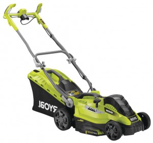 Buy lawn mower RYOBI RLM 15E36H online, Photo and Characteristics